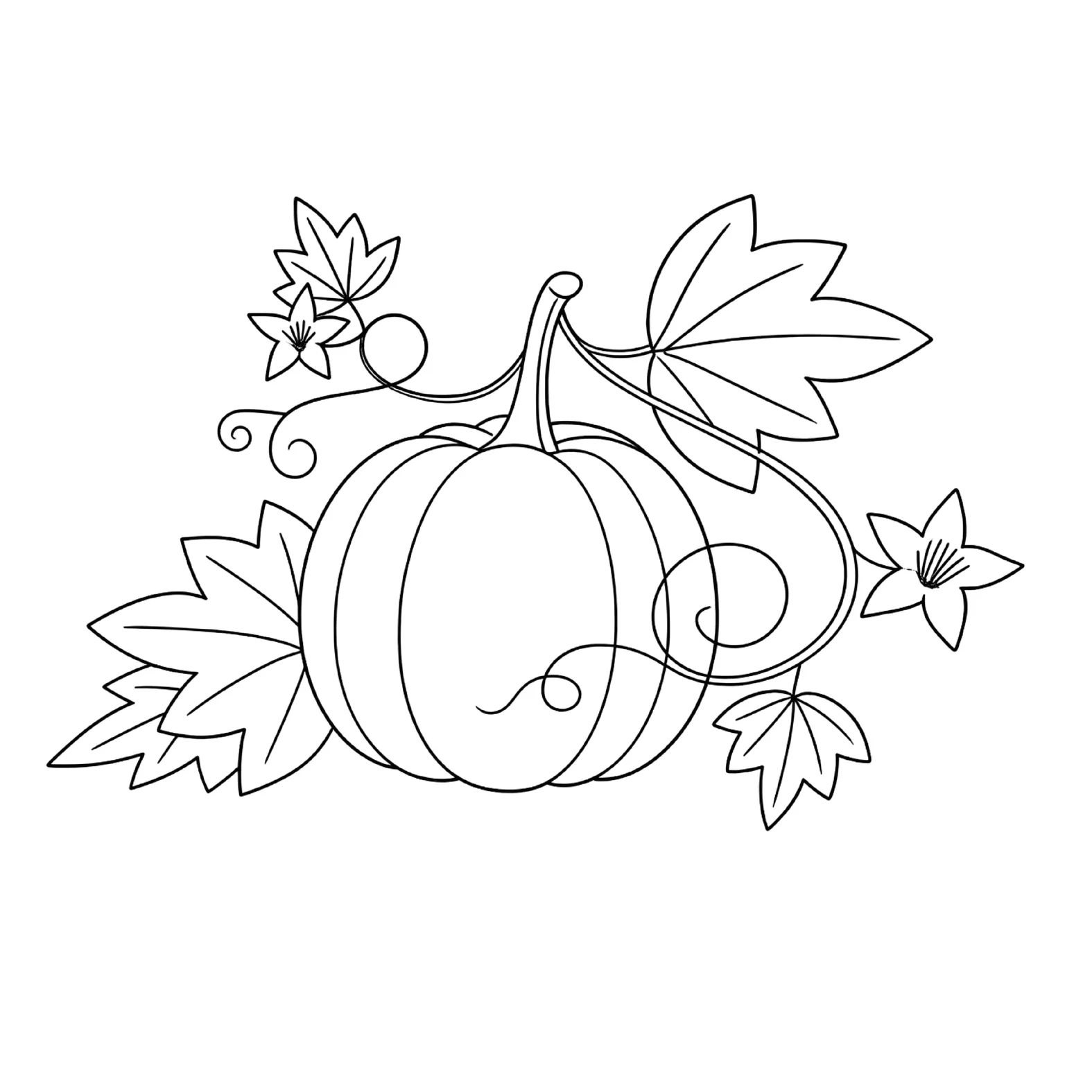 desenho de abobora para colorir e imprimir para imprimir e colorir - imagem 4